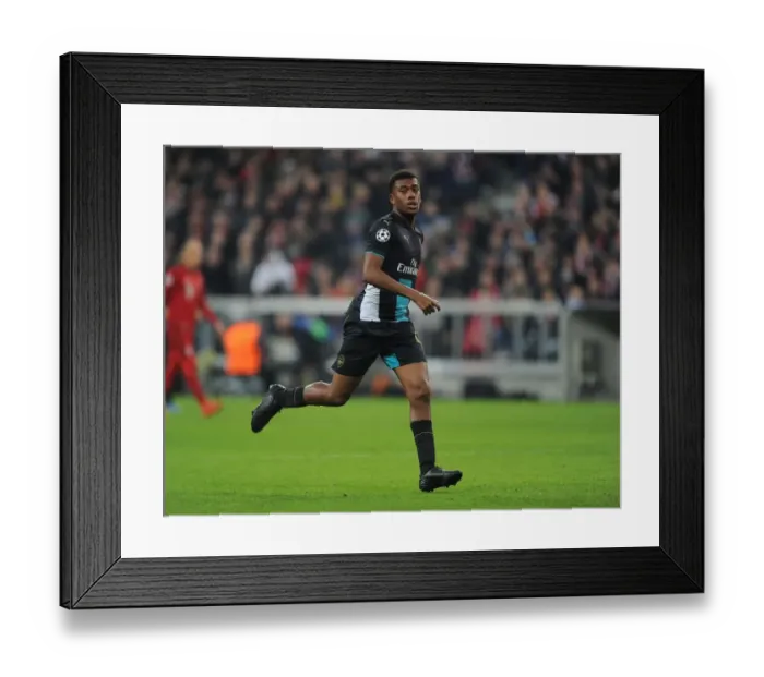 Framed Print : Alex Iwobi vs Bayern Munich: Arsenal FC's Young Star in UEFA Champions League Clash, Munich 2015 Framed Print : Alex Iwobi vs Bayern Munich: Arsenal FC's Young Star in UEFA Champions League Clash, Munich 2015