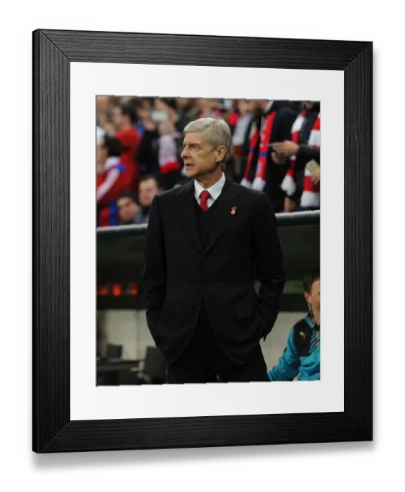 Framed Print : Arsene Wenger: Arsenal Manager Before Bayern Munich Clash in 2015 Champions League Framed Print : Arsene Wenger: Arsenal Manager Before Bayern Munich Clash in 2015 Champions League