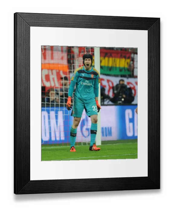 Framed Print : Champions Clash: Petr Cech vs. Bayern Munich in the UCL Showdown (Arsenal vs. Bayern Munich, 2015-16) Framed Print : Champions Clash: Petr Cech vs. Bayern Munich in the UCL Showdown (Arsenal vs. Bayern Munich, 2015-16)