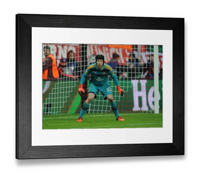 Framed Print : Champions Clash: Petr Cech vs. Bayern Munich in the UEFA Champions League (2015-16) Framed Print : Champions Clash: Petr Cech vs. Bayern Munich in the UEFA Champions League (2015-16)