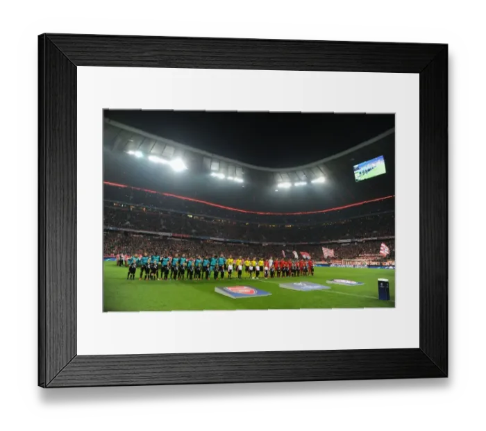 Framed Print : Champions Clash: Bayern Munich vs. Arsenal - UEFA Champions League, 2015 Framed Print : Champions Clash: Bayern Munich vs. Arsenal - UEFA Champions League, 2015