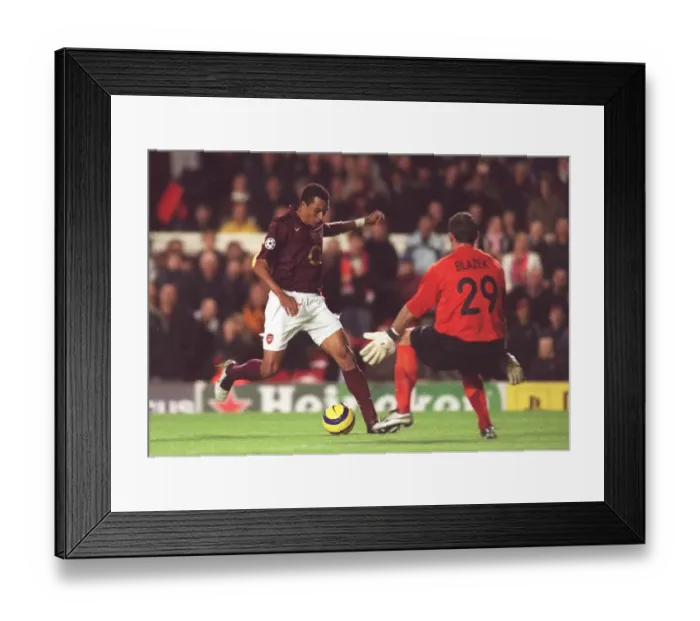 Framed Print : Gilberto (Arsenal) Jaromir Blazek (Sparta). Arsenal 3: 0 Sparta Prague Framed Print : Gilberto (Arsenal) Jaromir Blazek (Sparta). Arsenal 3: 0 Sparta Prague