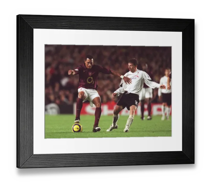 Framed Print : Gilberto (Arsenal) Martin Hasek (Sparta). Arsenal 3: 0 Sparta Prague Framed Print : Gilberto (Arsenal) Martin Hasek (Sparta). Arsenal 3: 0 Sparta Prague