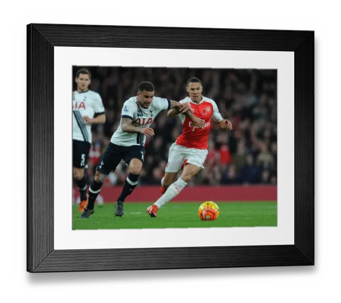 Framed Print : London Derby: Arsenal vs. Tottenham - Battle of the Premier League Rivals