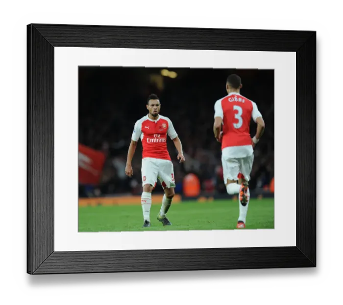 Framed Print : Arsenal's Kieran Gibbs Scores Thrilling Goal Against Tottenham: Coquelin's Emotional Celebration (2015-16 Premier League) Framed Print : Arsenal's Kieran Gibbs Scores Thrilling Goal Against Tottenham: Coquelin's Emotional Celebration (2015-16 Premier League)