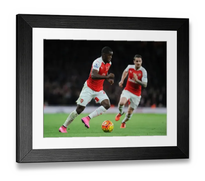 Framed Print : London Rivalry: Arsenal vs. Tottenham in the Premier League (2015-16) - Clash of the Red and White vs. the Blue and White