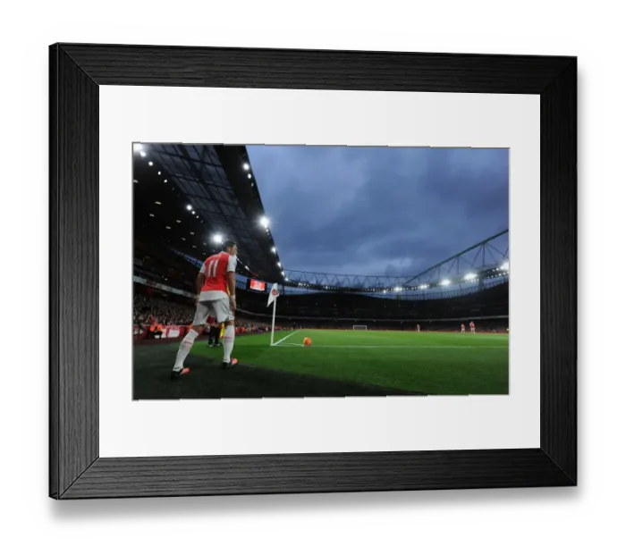 Framed Print : Mesut Ozil: Arsenal vs. Tottenham Showdown, Premier League 2015-16 Framed Print : Mesut Ozil: Arsenal vs. Tottenham Showdown, Premier League 2015-16