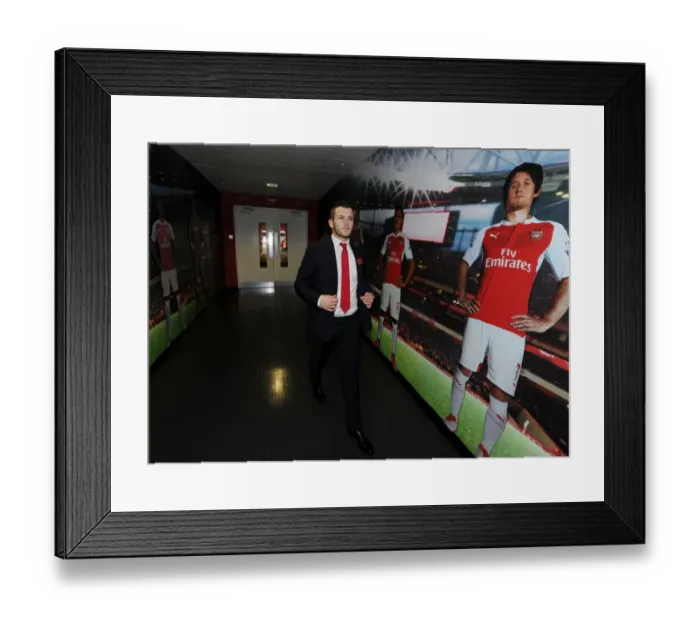 Framed Print : Jack Wilshere's Determination: Arsenal vs. Tottenham Showdown (2015-16) Framed Print : Jack Wilshere's Determination: Arsenal vs. Tottenham Showdown (2015-16)