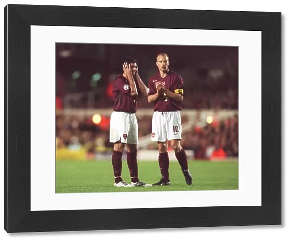 Jose Reyes and Dennis Bergkamp (Arsenal). Arsenal 3: 0 Sparta Prague