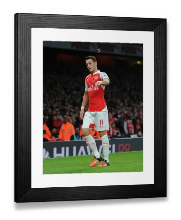 Framed Print : Mesut Ozil's Passionate Moment: Throwing Arsenal Badge in Intense Arsenal vs. Tottenham Rivalry (2015-16) Framed Print : Mesut Ozil's Passionate Moment: Throwing Arsenal Badge in Intense Arsenal vs. Tottenham Rivalry (2015-16)