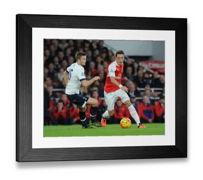 Framed Print : Ozil vs. Dier: Intense Rivalry Unfolds - Arsenal vs. Tottenham (2015-16)