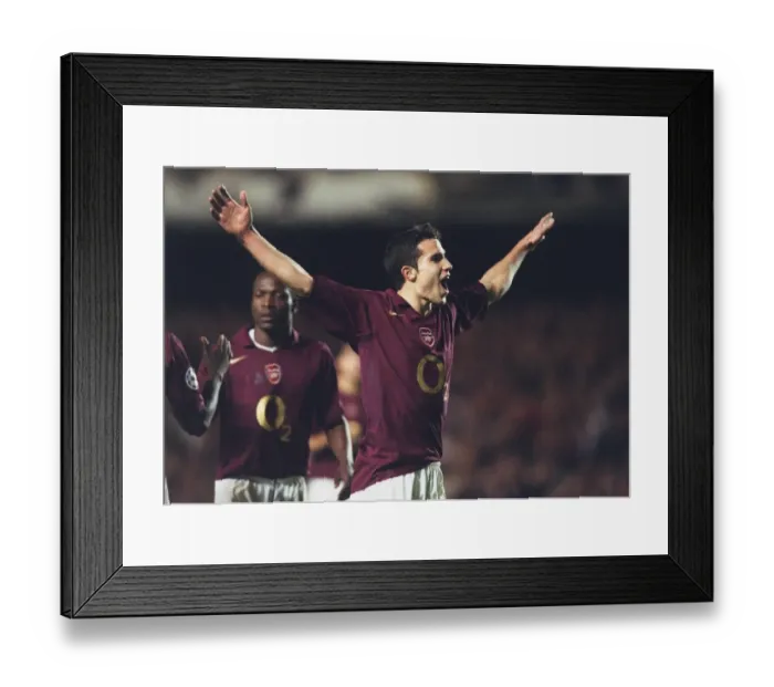 Framed Print : Arsenal FC: A Past Glory - Arsenal vs Sparta Prague (2005-06)