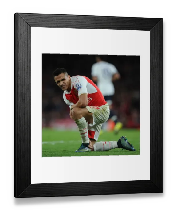 Framed Print : Arsenal vs. Tottenham: The Intense Rivalry in the 2015-16 Premier League - A Battle at Emirates Stadium