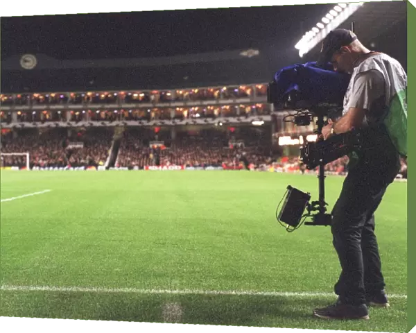Sky Cameraman by the pitch. Arsenal 3: 0 Sparta Prague
