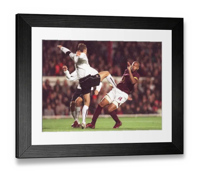 Framed Print : Thierry Henry (Arsenal) Pavel Pergl (Sparta). Arsenal 3: 0 Sparta Prague Framed Print : Thierry Henry (Arsenal) Pavel Pergl (Sparta). Arsenal 3: 0 Sparta Prague
