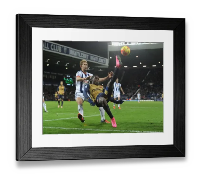 Framed Print : Campbell vs McAuley: A Premier League Battle at The Hawthorns Framed Print : Campbell vs McAuley: A Premier League Battle at The Hawthorns