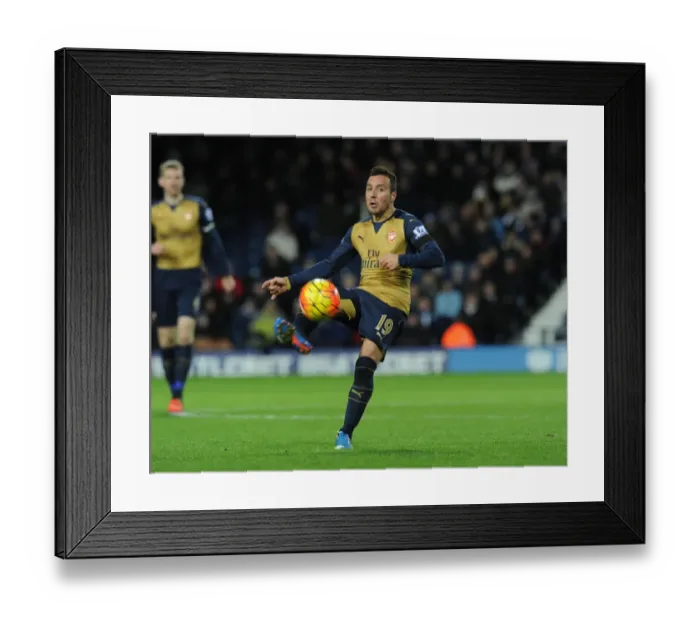 Framed Print : Santi Cazorla: In Action Against West Bromwich Albion, Premier League 2015-16 Framed Print : Santi Cazorla: In Action Against West Bromwich Albion, Premier League 2015-16
