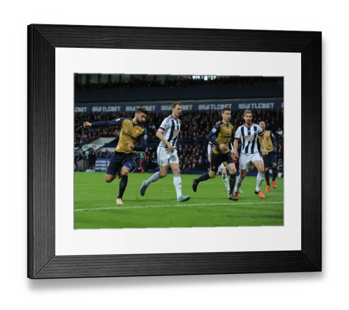 Framed Print : Giroud Scores the Winner: Arsenal Triumph Over West Bromwich Albion in Premier League Showdown (November 2015) Framed Print : Giroud Scores the Winner: Arsenal Triumph Over West Bromwich Albion in Premier League Showdown (November 2015)