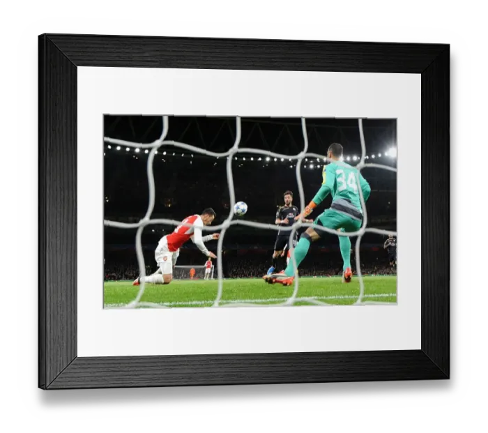 Framed Print : Mesut Ozil Scores First Arsenal Goal in Champions League: Arsenal 1-0 Dinamo Zagreb (2015) Framed Print : Mesut Ozil Scores First Arsenal Goal in Champions League: Arsenal 1-0 Dinamo Zagreb (2015)