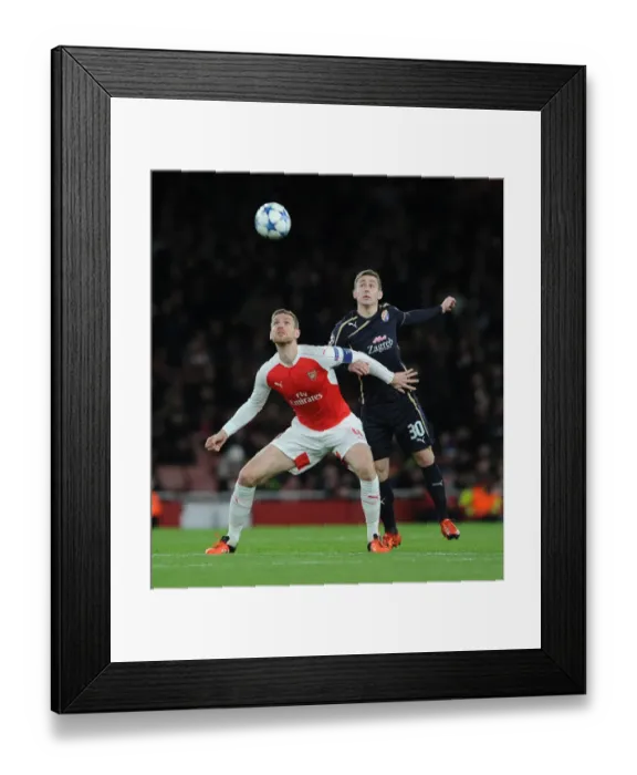 Framed Print : Mertesacker Defends: Arsenal vs Dinamo Zagreb, 2015-16 UEFA Champions League Framed Print : Mertesacker Defends: Arsenal vs Dinamo Zagreb, 2015-16 UEFA Champions League