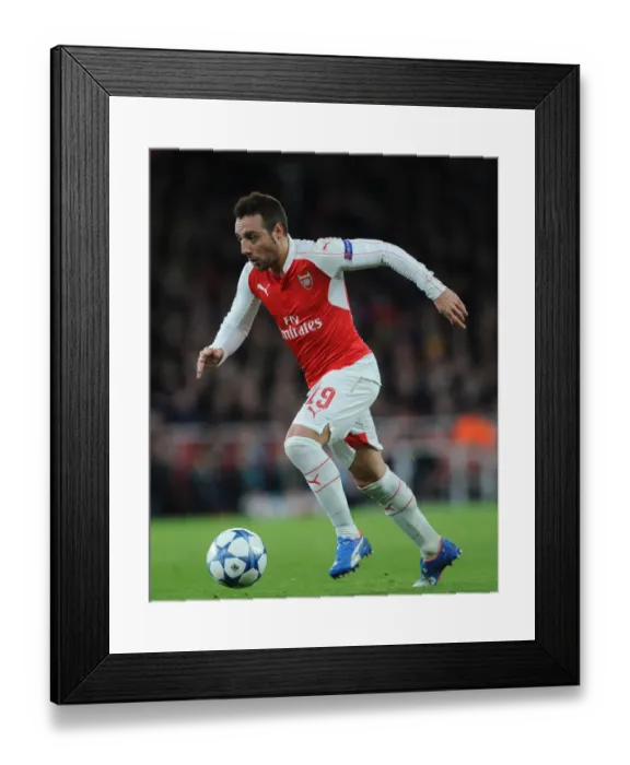 Framed Print : Santi Cazorla: Arsenal vs. Dinamo Zagreb, UEFA Champions League, 2015 Framed Print : Santi Cazorla: Arsenal vs. Dinamo Zagreb, UEFA Champions League, 2015