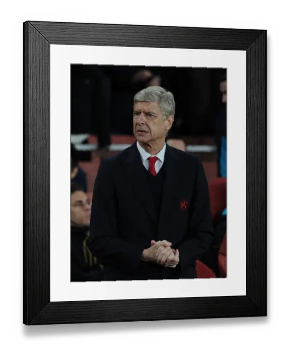 Framed Print : Arsene Wenger Leads Arsenal in Champions League Battle against Dinamo Zagreb, 2015 Framed Print : Arsene Wenger Leads Arsenal in Champions League Battle against Dinamo Zagreb, 2015