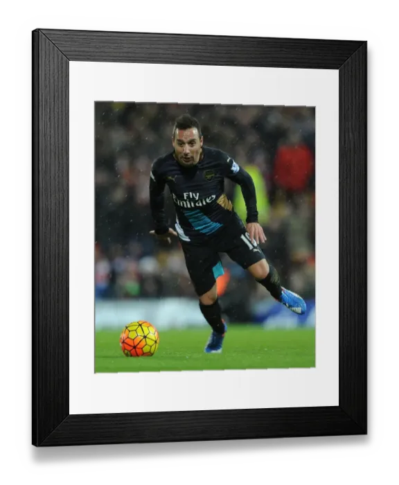 Framed Print : Santi Cazorla: In Action against Norwich City, Premier League 2015-16 Framed Print : Santi Cazorla: In Action against Norwich City, Premier League 2015-16