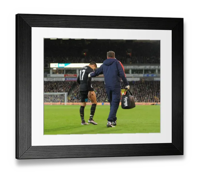 Framed Print : Alexis Sanchez's Premature Exit: A Dramatic Moment from the Norwich City vs. Arsenal Match, 2015-16 - Sanchez Escorted Off Pitch by Colin Lewin Framed Print : Alexis Sanchez's Premature Exit: A Dramatic Moment from the Norwich City vs. Arsenal Match, 2015-16 - Sanchez Escorted Off Pitch by Colin Lewin