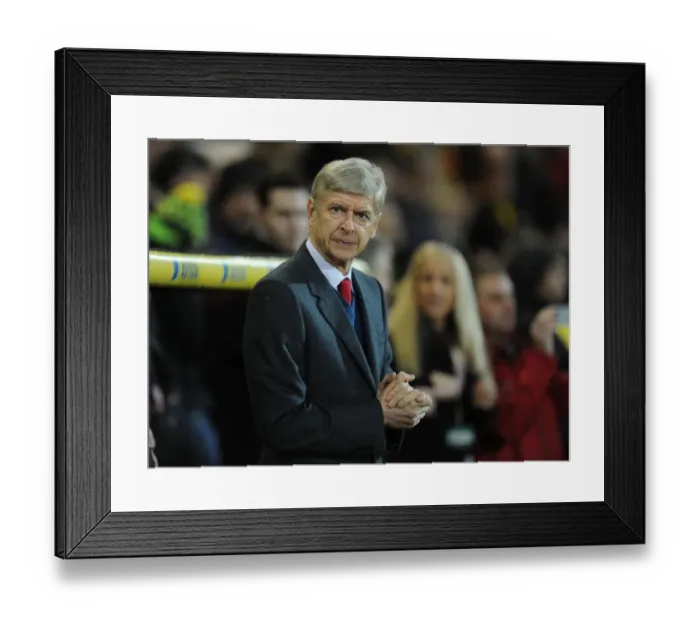 Framed Print : Arsene Wenger at Norwich City: Arsenal Manager (2015-16) Framed Print : Arsene Wenger at Norwich City: Arsenal Manager (2015-16)