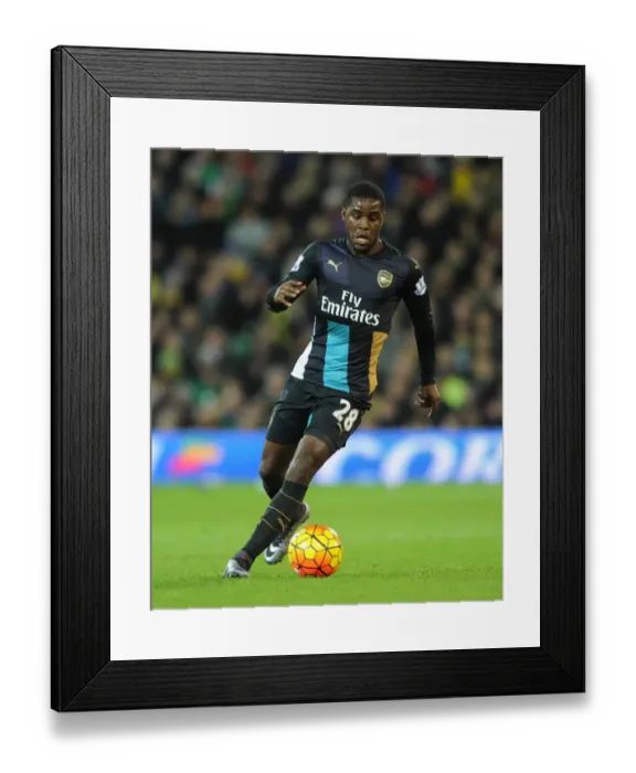 Framed Print : Joel Campbell (Arsenal). Norwich City 1: 1 Arsenal. Barclays Premier League. Carrow Road Framed Print : Joel Campbell (Arsenal). Norwich City 1: 1 Arsenal. Barclays Premier League. Carrow Road