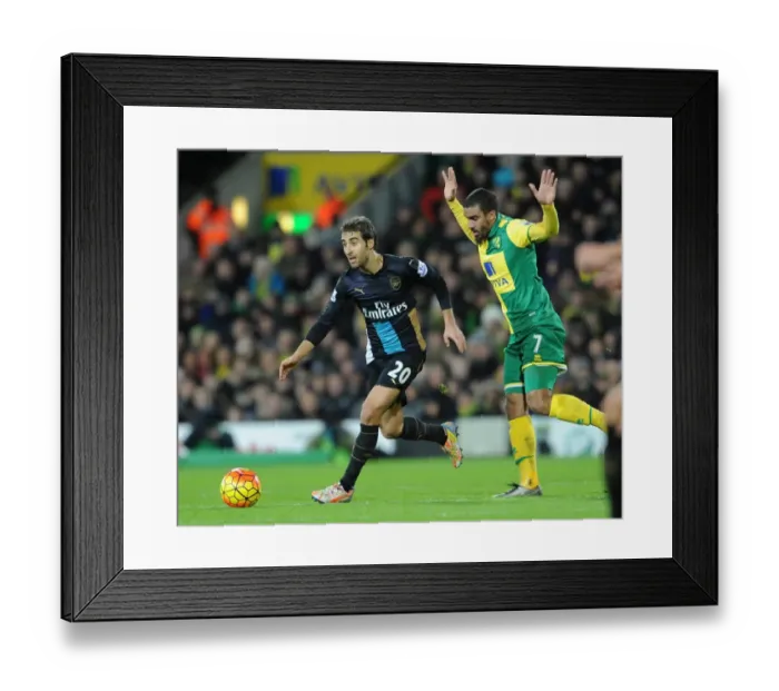 Framed Print : Mathieu Flamini (Arsenal) Lewis Grabban (Norwich) Framed Print : Mathieu Flamini (Arsenal) Lewis Grabban (Norwich)