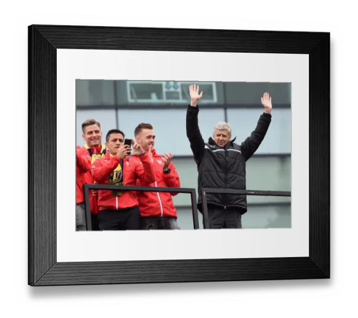 Framed Print : Arsenal FA Cup Victory Parade 2014-15: Celebrating Our Championship Win Framed Print : Arsenal FA Cup Victory Parade 2014-15: Celebrating Our Championship Win