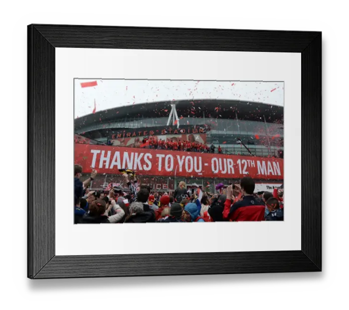 Framed Print : Arsenal FC: 2014-15 FA Cup Victory Parade - Celebrating Our Championship Glory Framed Print : Arsenal FC: 2014-15 FA Cup Victory Parade - Celebrating Our Championship Glory