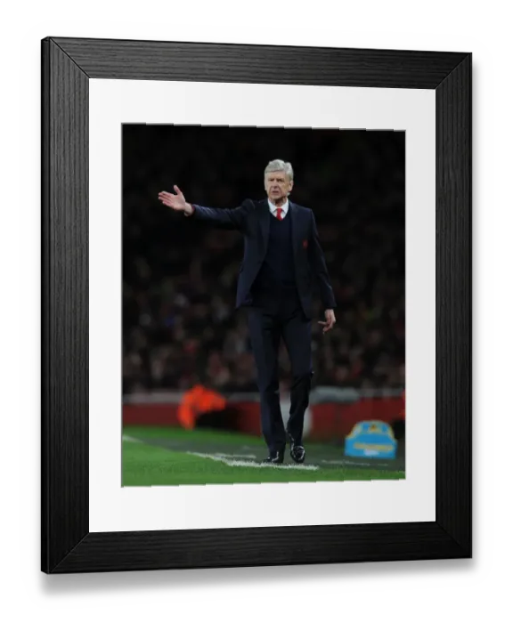 Framed Print : Arsene Wenger Leads Arsenal Against Sunderland in Premier League Battle, December 2015 Framed Print : Arsene Wenger Leads Arsenal Against Sunderland in Premier League Battle, December 2015