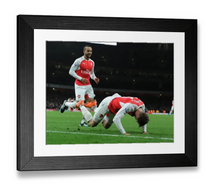 Framed Print : Arsenal's Ramsey Scores Hat-trick: Arsenal FC vs Sunderland (2015-16)