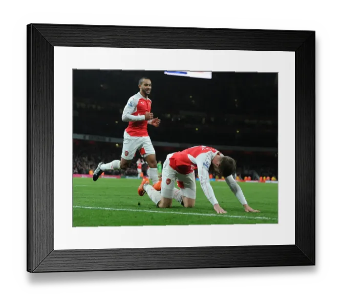 Framed Print : Arsenal's Ramsey Scores Thrilling Hat-Trick Against Sunderland in 2015-16 Premier League Framed Print : Arsenal's Ramsey Scores Thrilling Hat-Trick Against Sunderland in 2015-16 Premier League