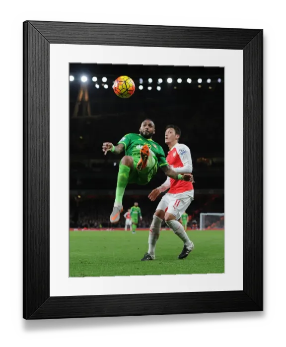 Framed Print : Yann M'Vila's Intense Clash: Arsenal vs. Sunderland, 2015-16 Premier League Framed Print : Yann M'Vila's Intense Clash: Arsenal vs. Sunderland, 2015-16 Premier League