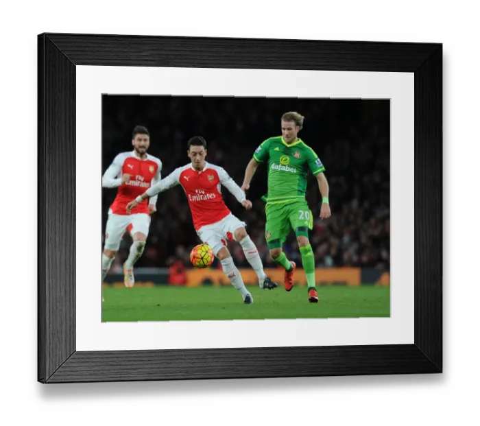 Framed Print : Mesut Ozil's Magic: Arsenal Overpowers Sunderland, Premier League 2015-16 Framed Print : Mesut Ozil's Magic: Arsenal Overpowers Sunderland, Premier League 2015-16