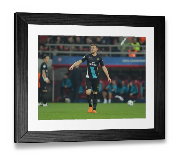 Framed Print : Aaron Ramsey in Action: Arsenal vs. Olympiacos, UEFA Champions League (December 2015) Framed Print : Aaron Ramsey in Action: Arsenal vs. Olympiacos, UEFA Champions League (December 2015)