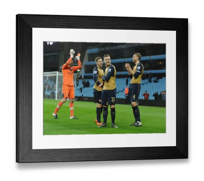 Framed Print : Arsenal's Triumphant Moment: Aston Villa vs Arsenal, Premier League 2015-16 Framed Print : Arsenal's Triumphant Moment: Aston Villa vs Arsenal, Premier League 2015-16