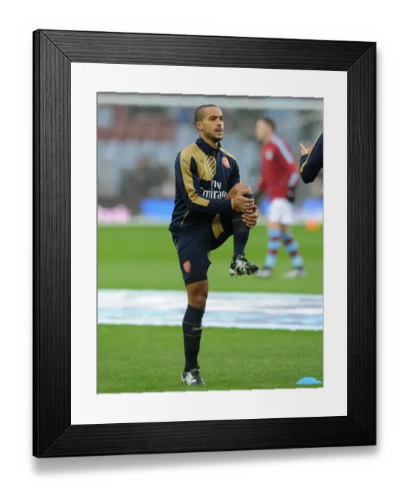 Framed Print : Theo Walcott's Focused Pre-Match Routine: Arsenal vs. Aston Villa, Premier League 2015-16 Framed Print : Theo Walcott's Focused Pre-Match Routine: Arsenal vs. Aston Villa, Premier League 2015-16