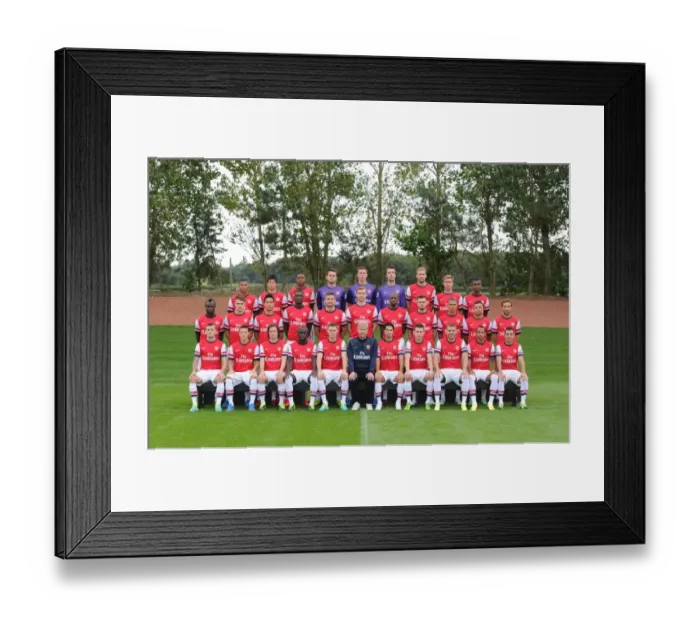 Framed Print : Arsenal First Team 2013-14: The Complete Squad Framed Print : Arsenal First Team 2013-14: The Complete Squad
