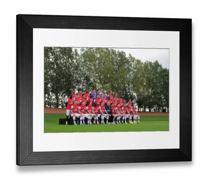 Framed Print : Arsenal Squad Photograph Framed Print : Arsenal Squad Photograph