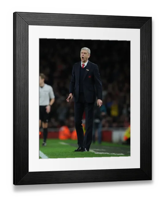 Framed Print : Arsene Wenger vs. Manchester City: Arsenal's Premier League Showdown (December 2015) Framed Print : Arsene Wenger vs. Manchester City: Arsenal's Premier League Showdown (December 2015)