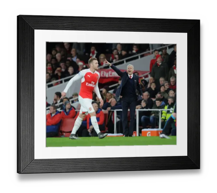 Framed Print : Arsene Wenger Leads Arsenal Against Manchester City in Premier League Clash (2015-16) Framed Print : Arsene Wenger Leads Arsenal Against Manchester City in Premier League Clash (2015-16)