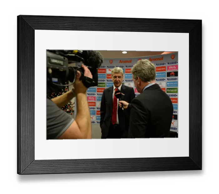 Framed Print : Arsene Wenger at Emirates Stadium: Arsenal vs Manchester City, Premier League 2015-16 Framed Print : Arsene Wenger at Emirates Stadium: Arsenal vs Manchester City, Premier League 2015-16