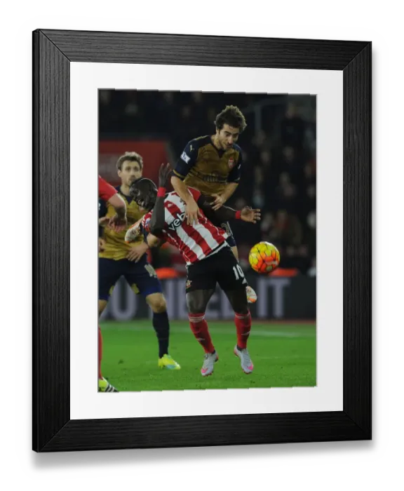 Framed Print : Flamini vs Mane: A Footballing Battle at Southampton (2015-16) Framed Print : Flamini vs Mane: A Footballing Battle at Southampton (2015-16)