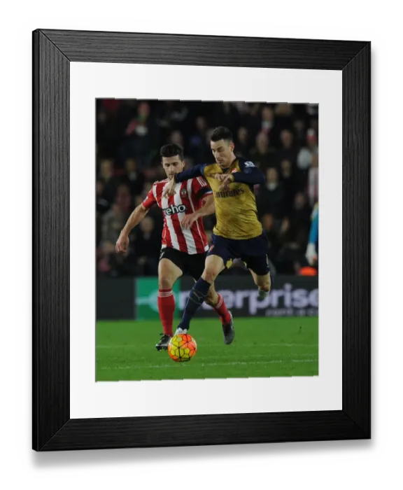 Framed Print : Arsenal's Koscielny Outsmarts Southampton's Long: A Premier League Battle (December 2015) Framed Print : Arsenal's Koscielny Outsmarts Southampton's Long: A Premier League Battle (December 2015)