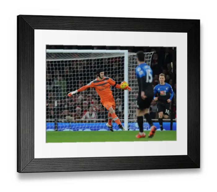 Framed Print : Focused Cech: Arsenal vs Bournemouth, Premier League 2015-16 Framed Print : Focused Cech: Arsenal vs Bournemouth, Premier League 2015-16
