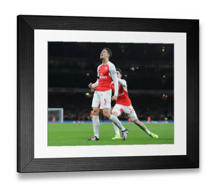 Framed Print : Gabriel's Thrilling Goal: Arsenal vs. Bournemouth (2015-16) Framed Print : Gabriel's Thrilling Goal: Arsenal vs. Bournemouth (2015-16)